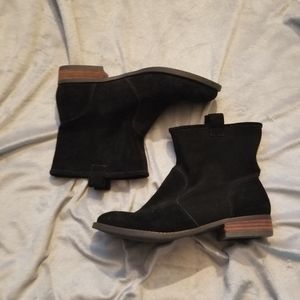 Soul Society Boho black suede ankle booties Sz 8.5